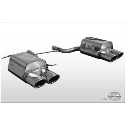 Mercedes SLK Typ 171 - 6 Zylinder  Endschalldämpfer rechs/links - 2x115x85 Typ 32 rechts/links