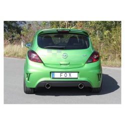Opel Corsa D NRE Endschalldämpfer quer Ausgang rechts/links - 1x100 Typ 16 rechts/links