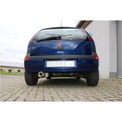 Opel Corsa C Endschalldämpfer - 1x90 Typ 13