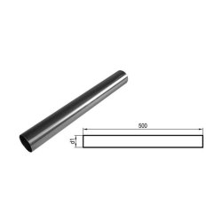 Uni-Rohr ungeweitet - d1Ø 101,6mm  Länge: 500mm