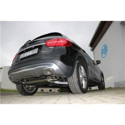 Mercedes GLA - X156 4-matic Endschalldämpfer quer...